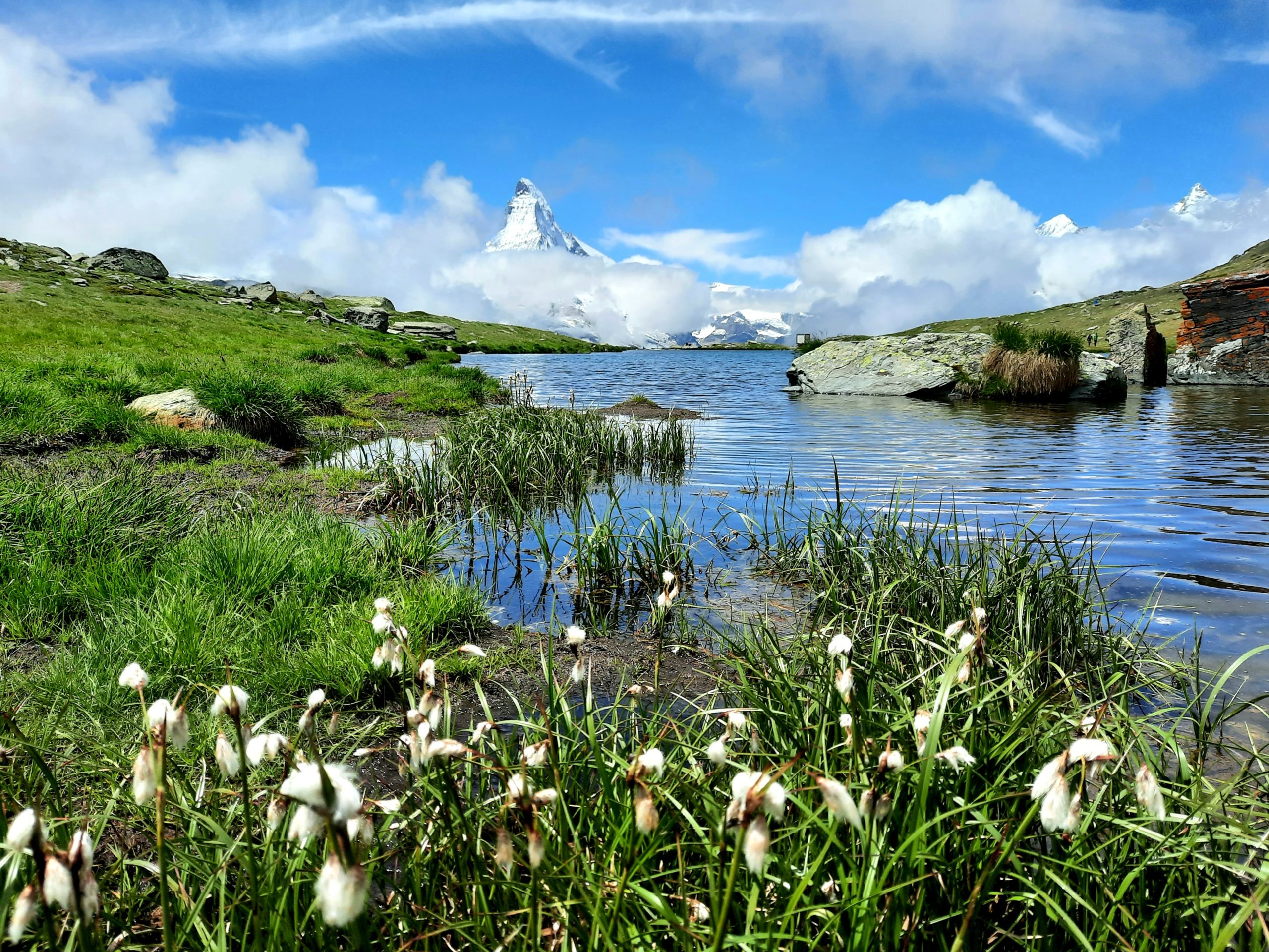 Cervin et lac
